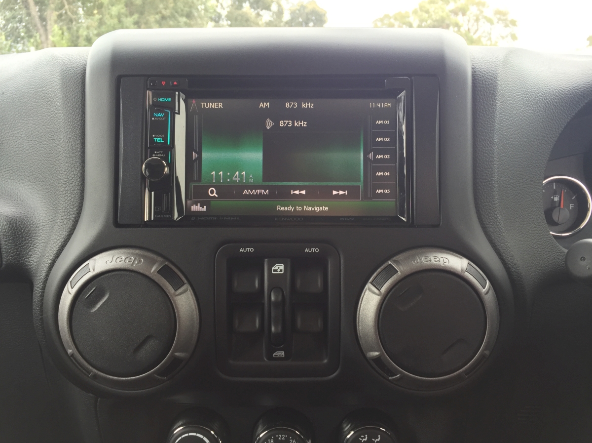 Wrangler 2016 Kenwood DNX4150BT Sat Nav Creative Installations