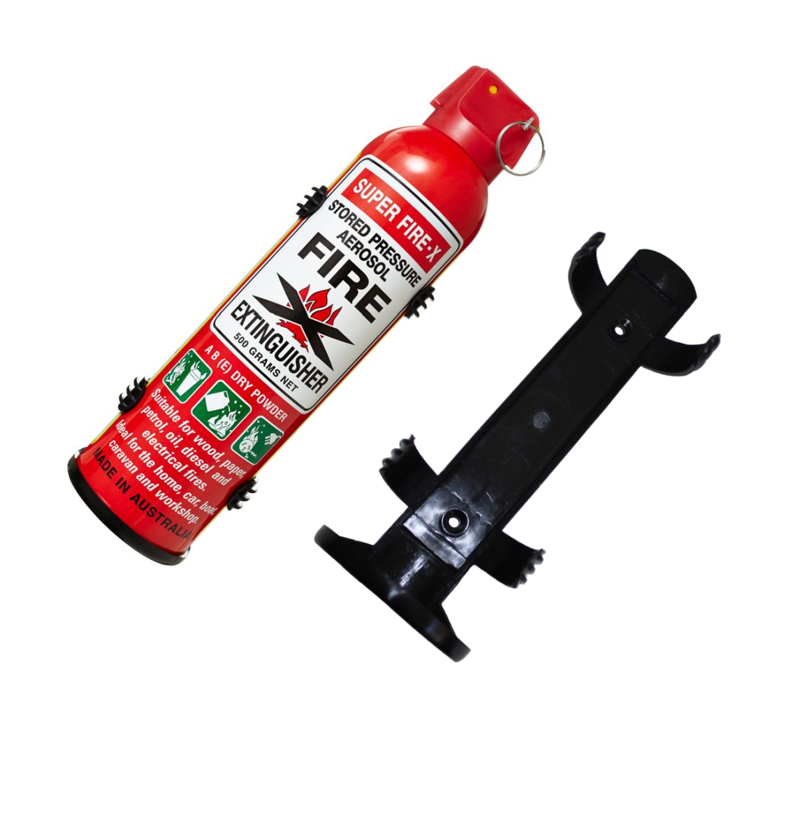 Super FireX 500g Aerosol Fire Extinguisher Creative Installations