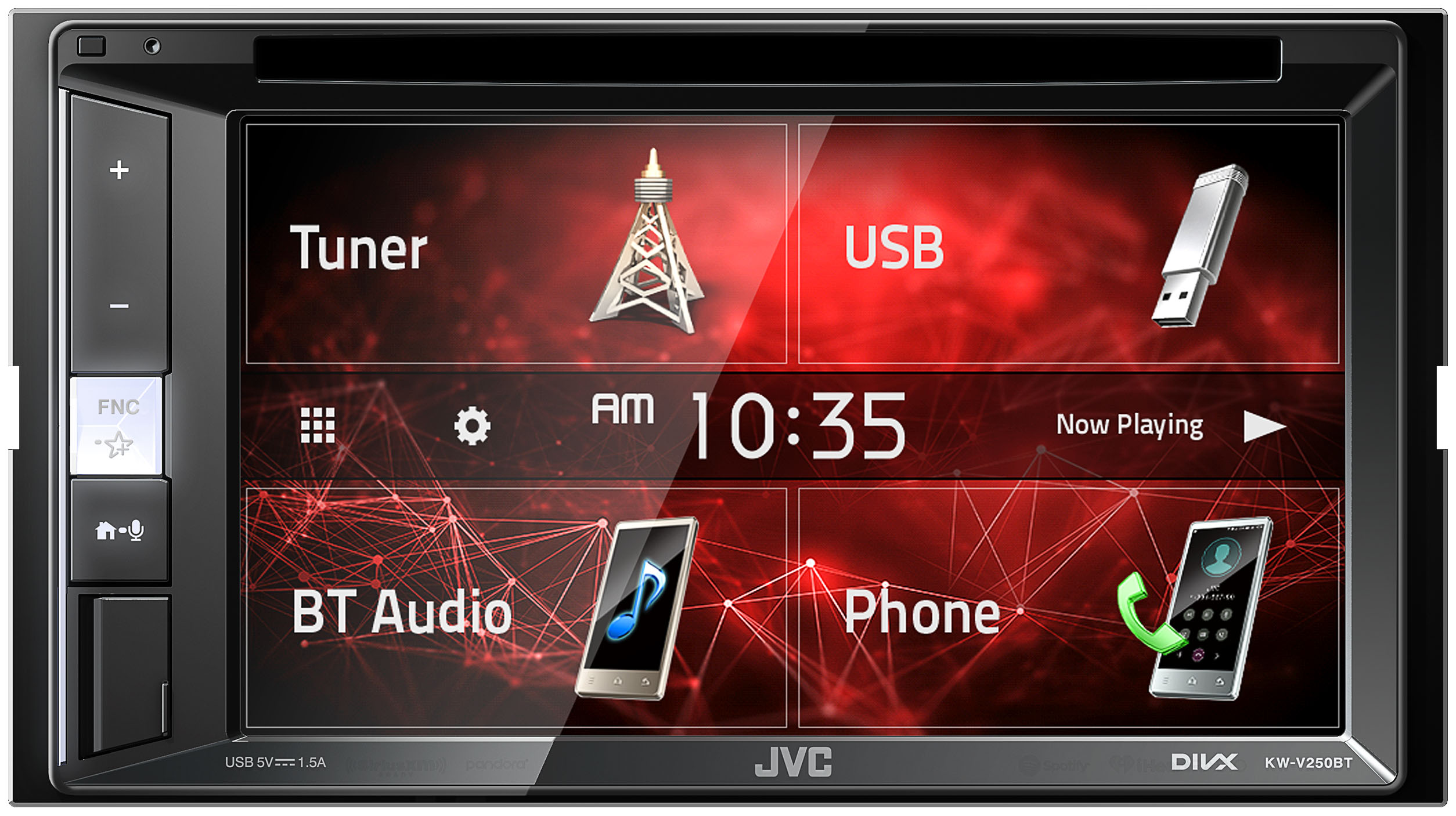 JVC KWV250BT Infotainment Head Unit Creative Installations