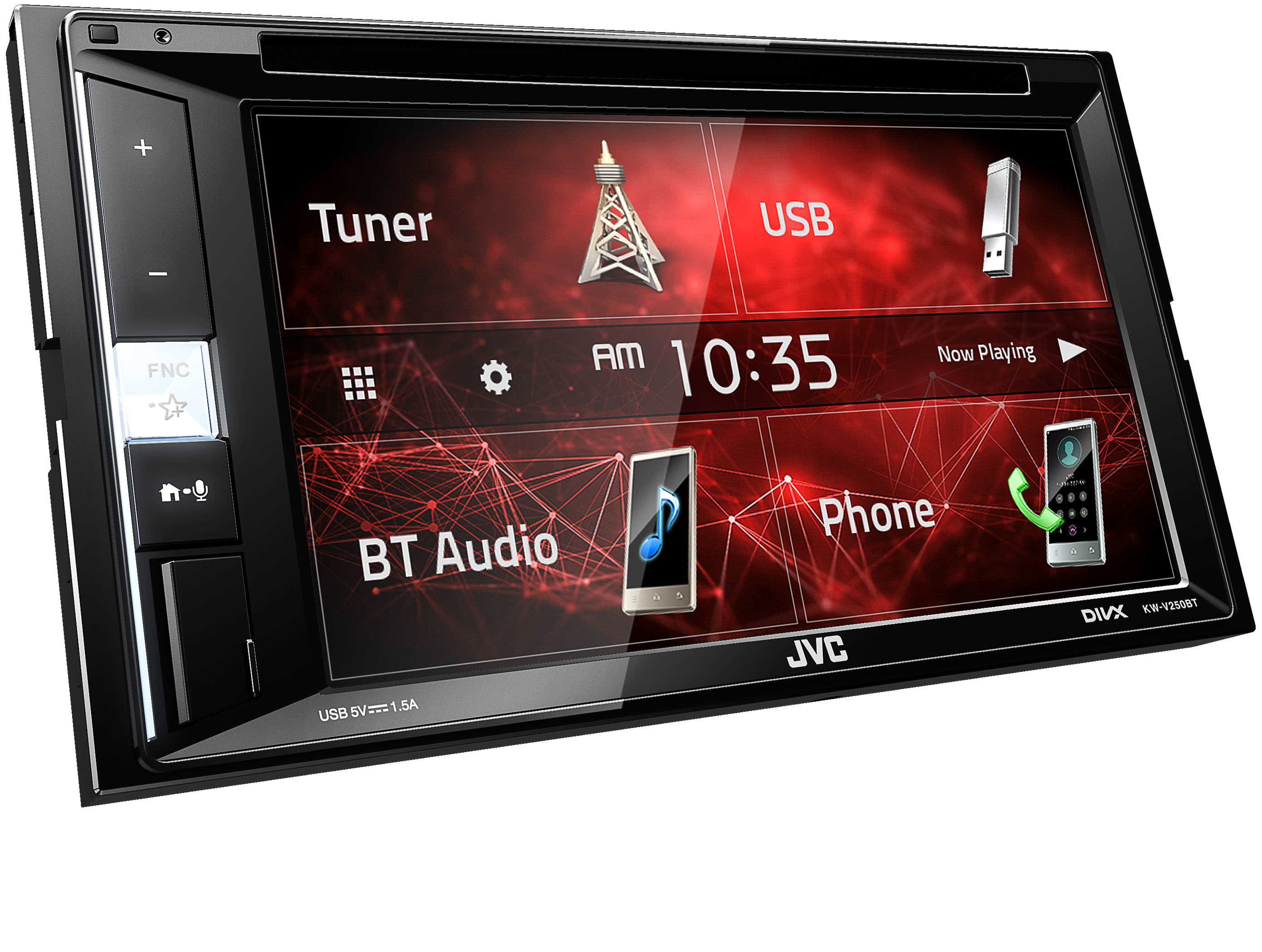 JVC KWV250BT Infotainment System Creative Installations