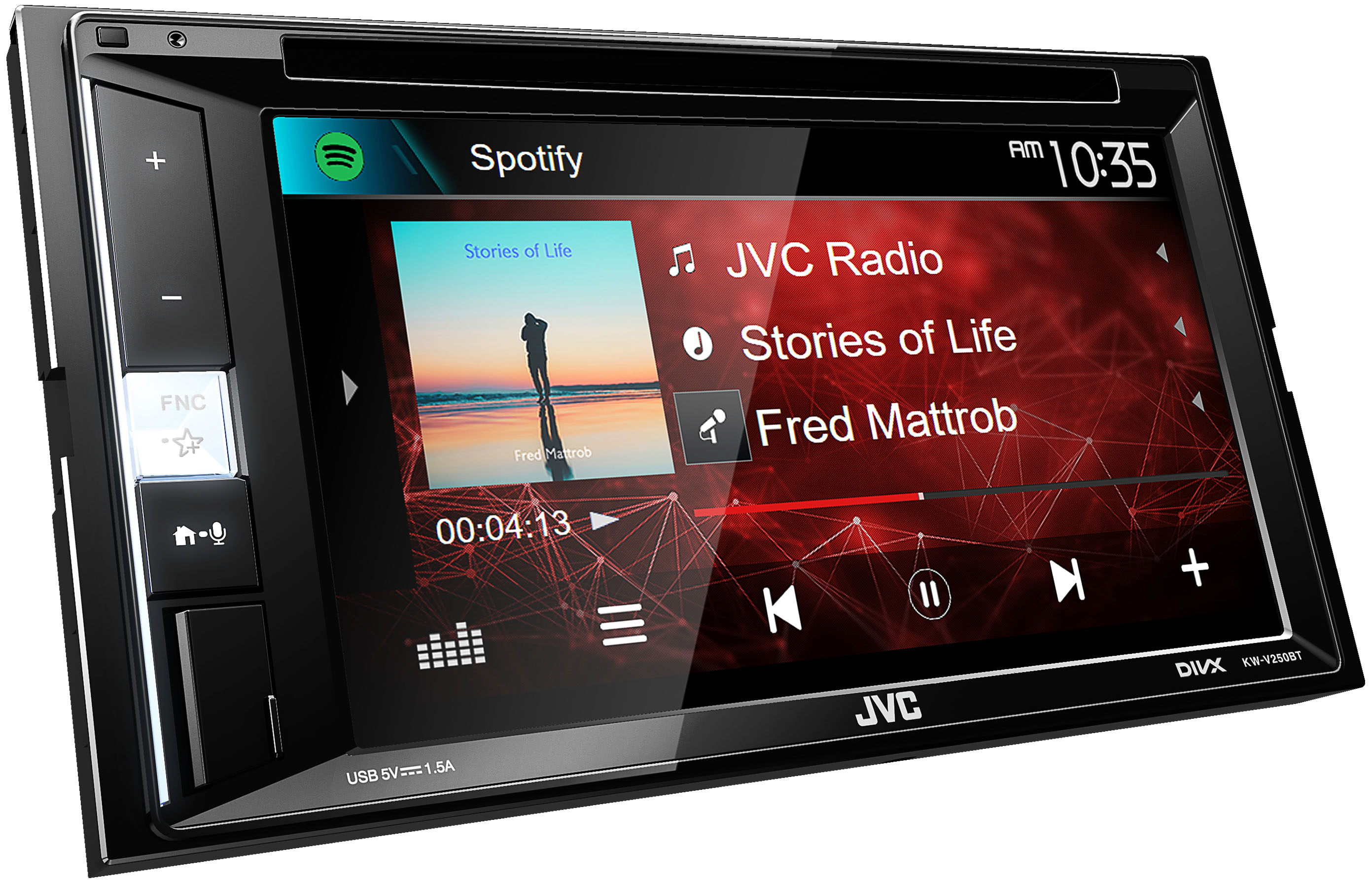 JVC KWV250BT Infotainment System Creative Installations