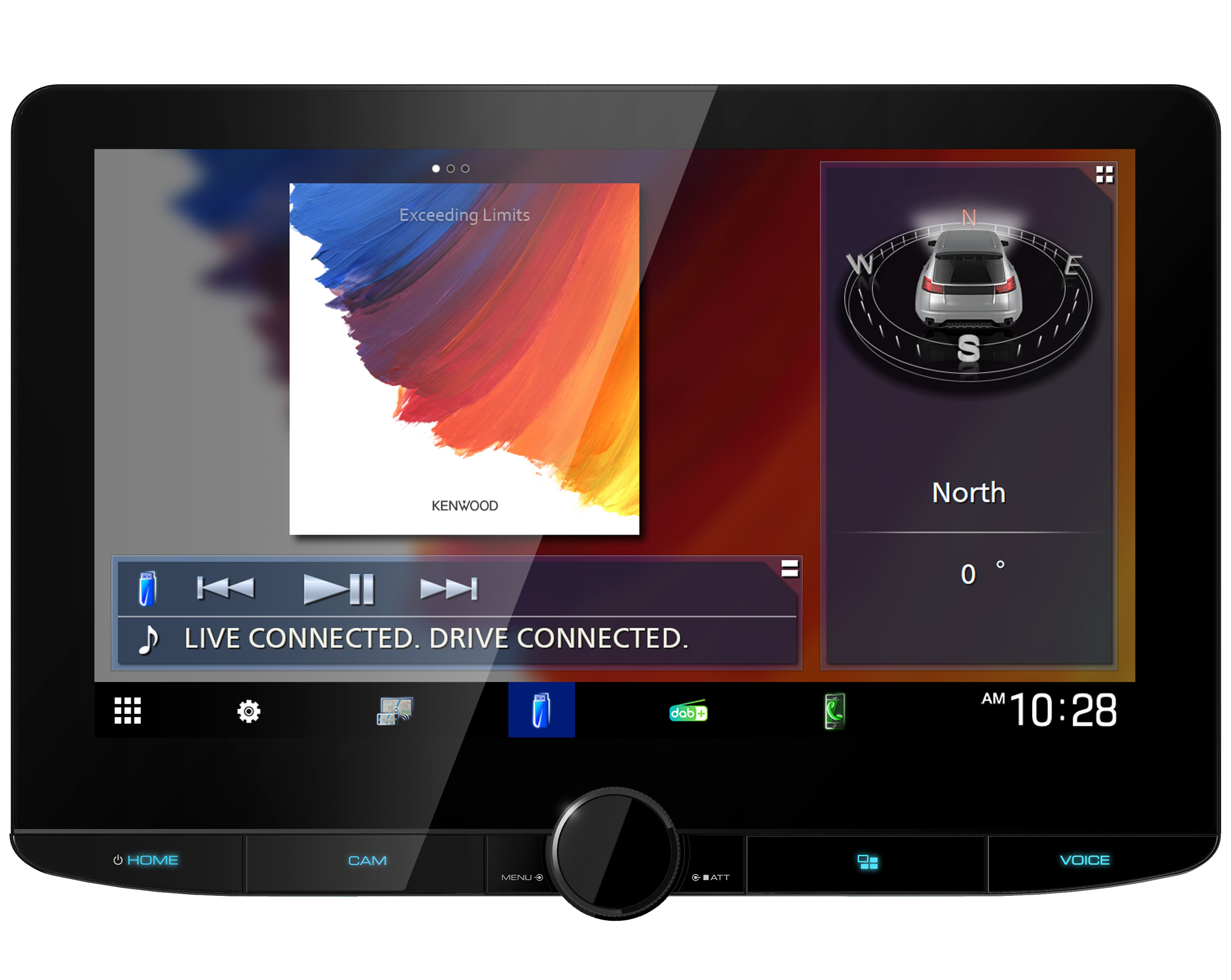 Kenwood DMX9720XDS Infotainment Head Unit Creative Installations