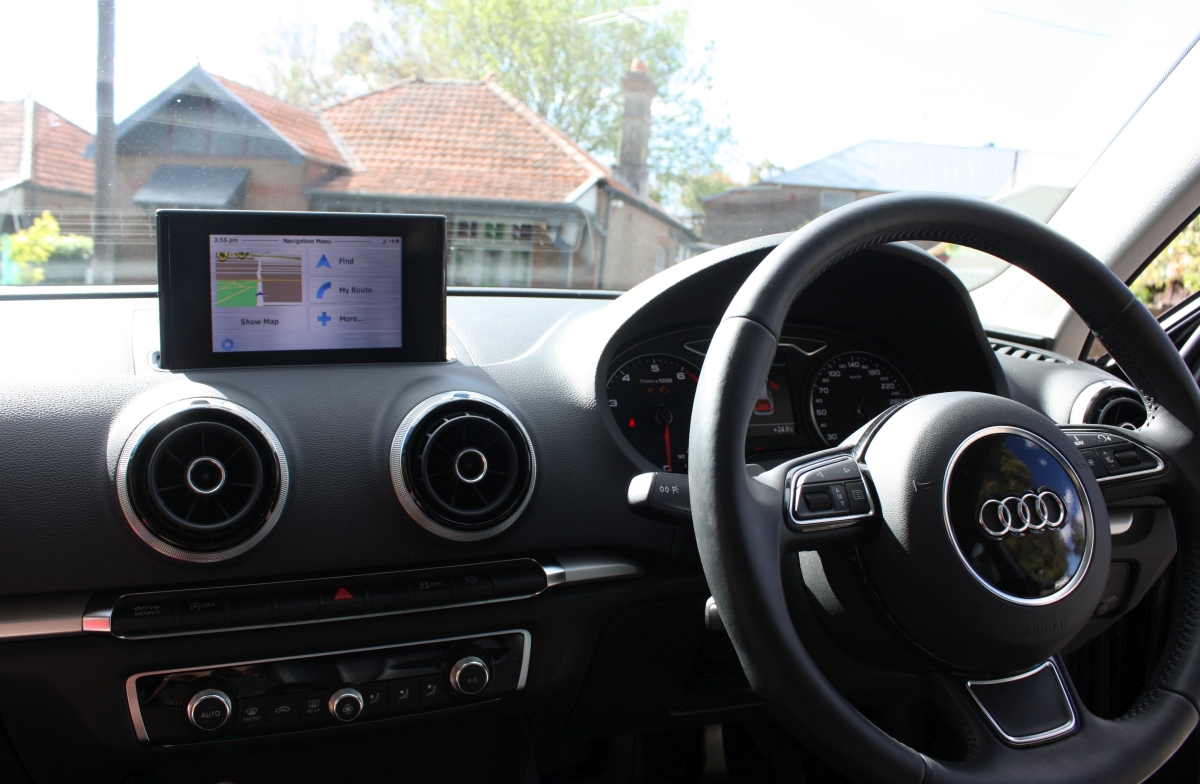 A3 Sportback 2013 Integrated GPS Navigation System Creative Installations