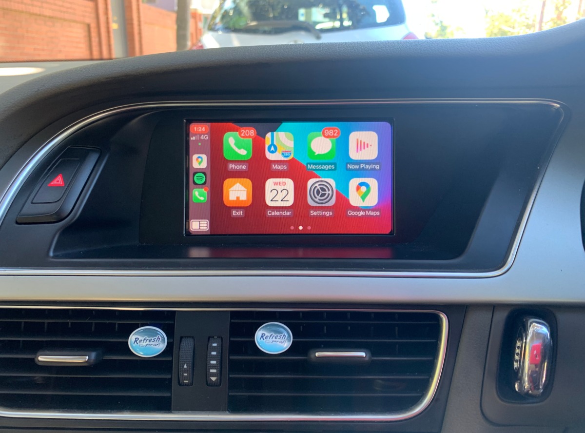 A5 2011 Apple CarPlay Upgrade Creative Installations