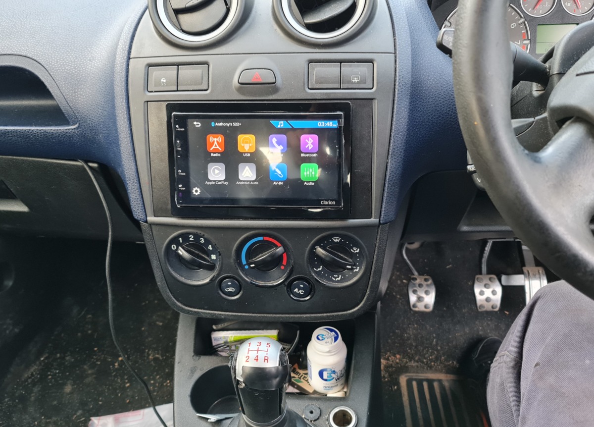 Fiesta 2007 Clarion FX450 Head Unit Creative Installations