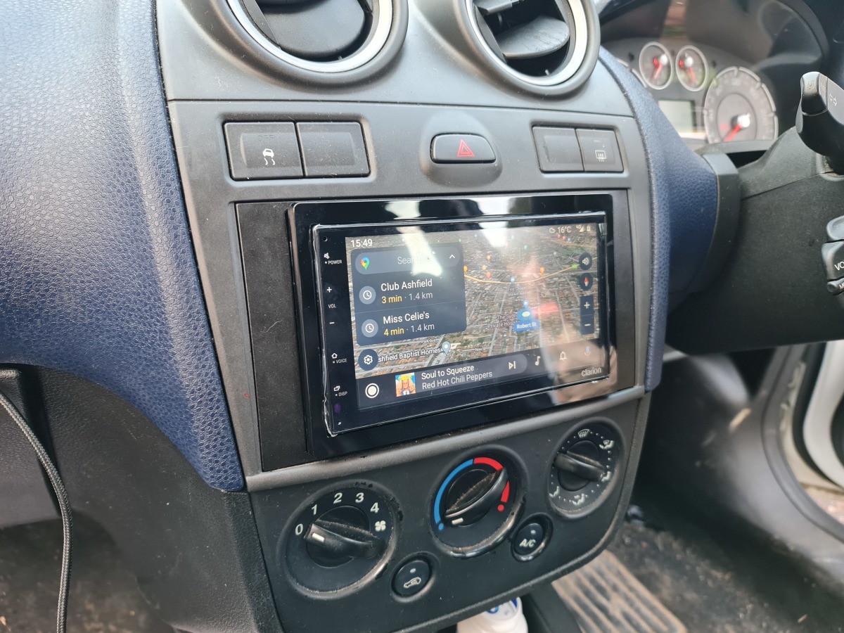 Fiesta 2007 Clarion FX450 Head Unit Creative Installations