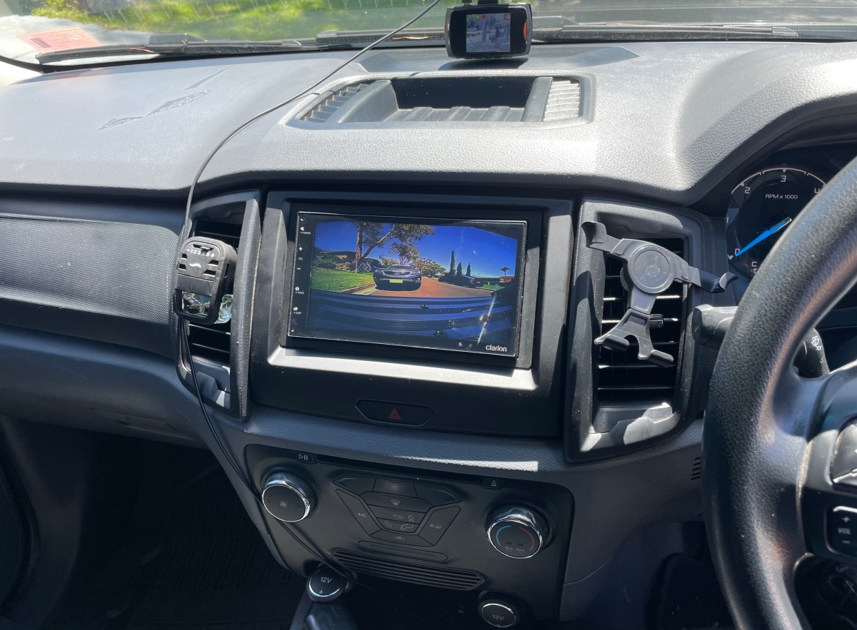 Ranger 2015 Clarion FX450 Head Unit Creative Installations