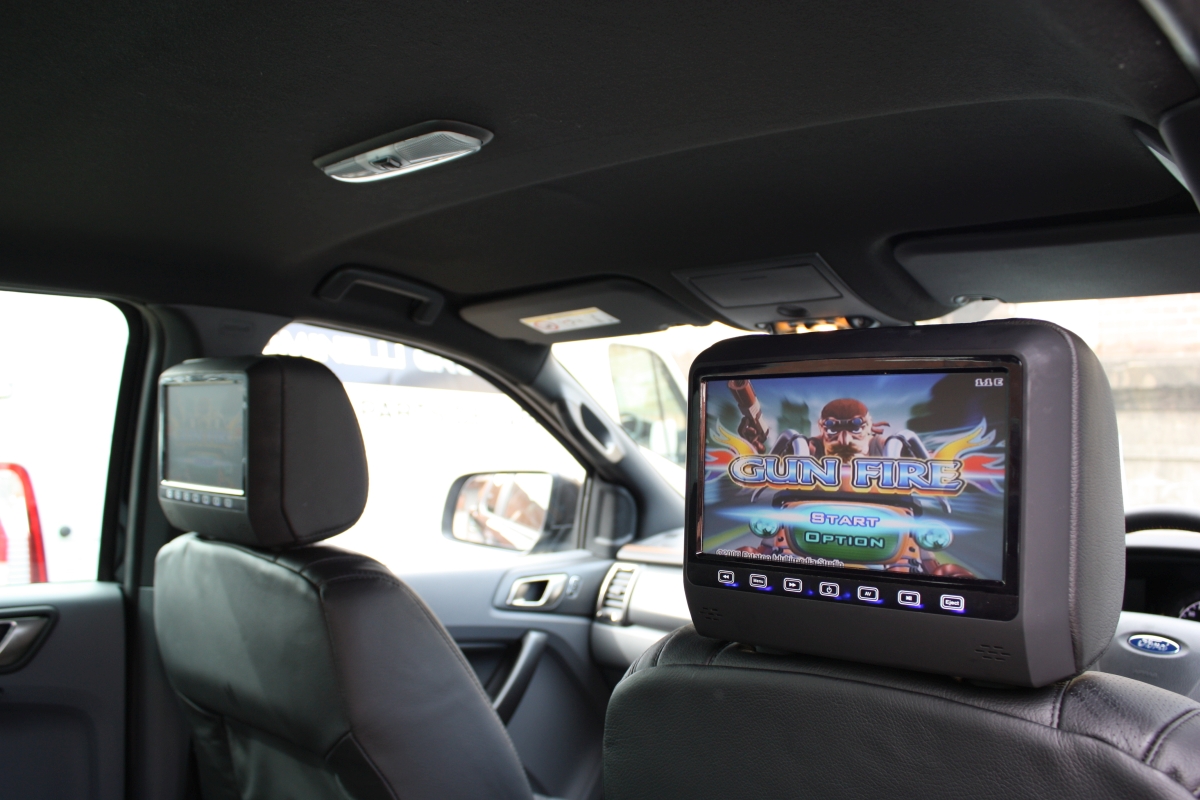 Ranger 2015 9" Headrest DVD Players Creative Installations