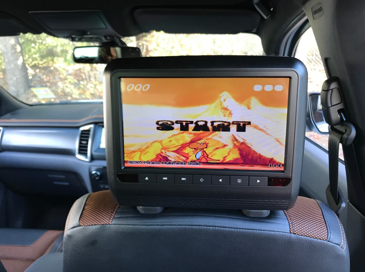 Ranger 2017 9" Headrest DVD Players Creative Installations
