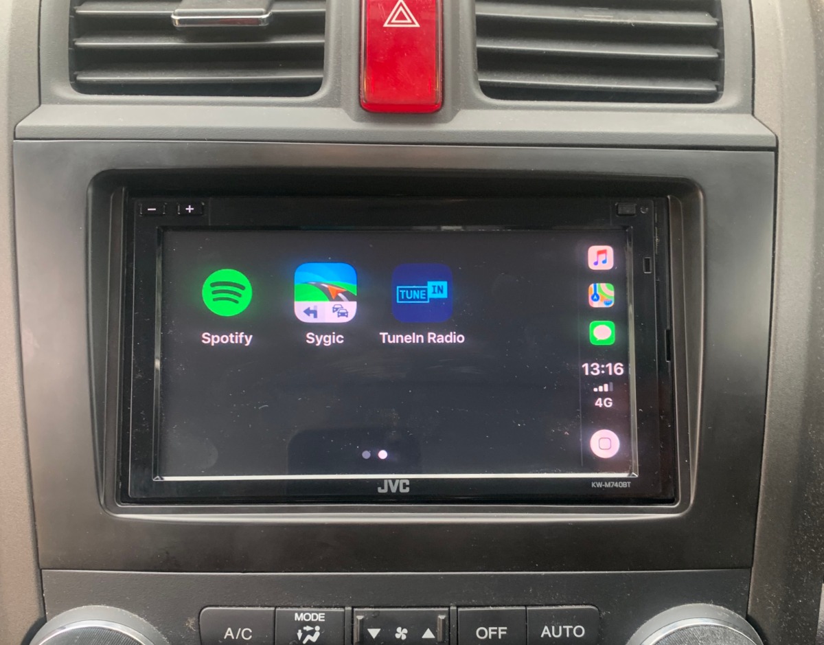 CRV 2010 JVC KWM740BT Head Unit Creative Installations