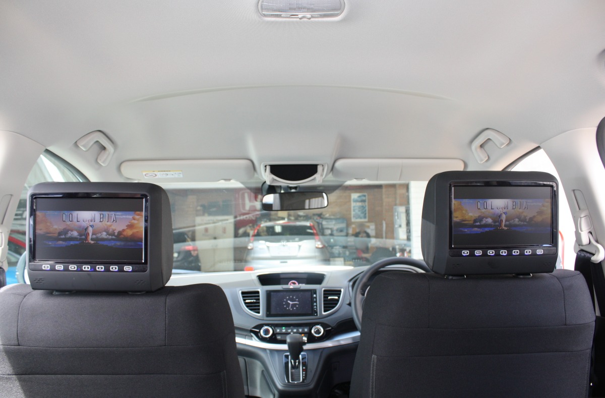 CRV 2015 9" Headrest DVD Players Creative Installations