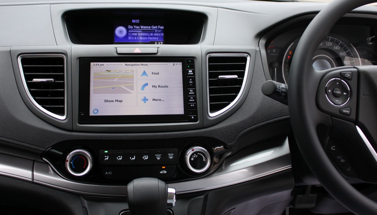 CRV 2015 Integrated GPS Navigation System Creative Installations