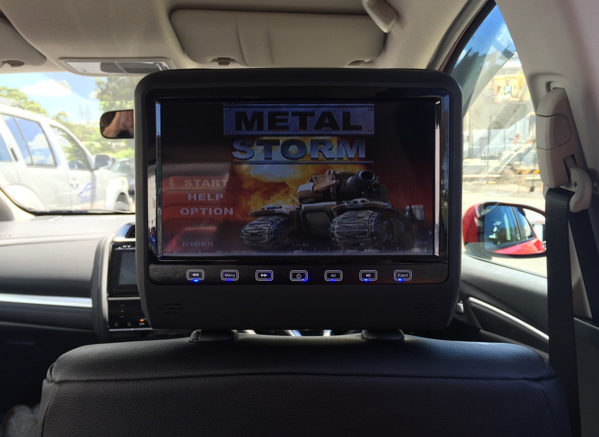 Jazz 2015 9" Headrest DVD players Creative Installations