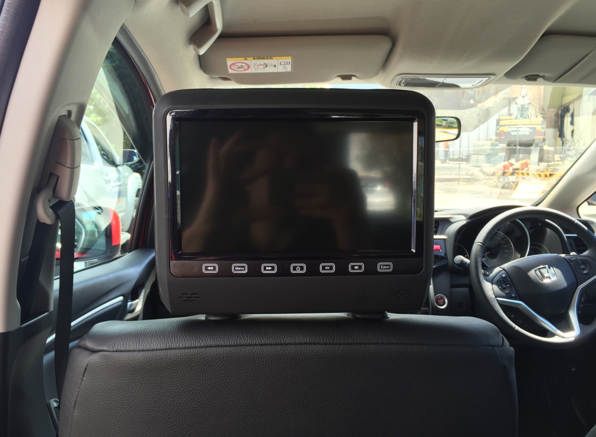Jazz 2015 9" Headrest DVD players Creative Installations
