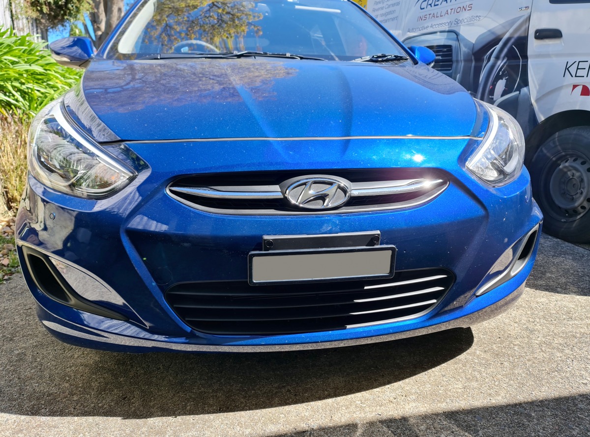 Accent 2016 Front Parking Sensors Creative Installations