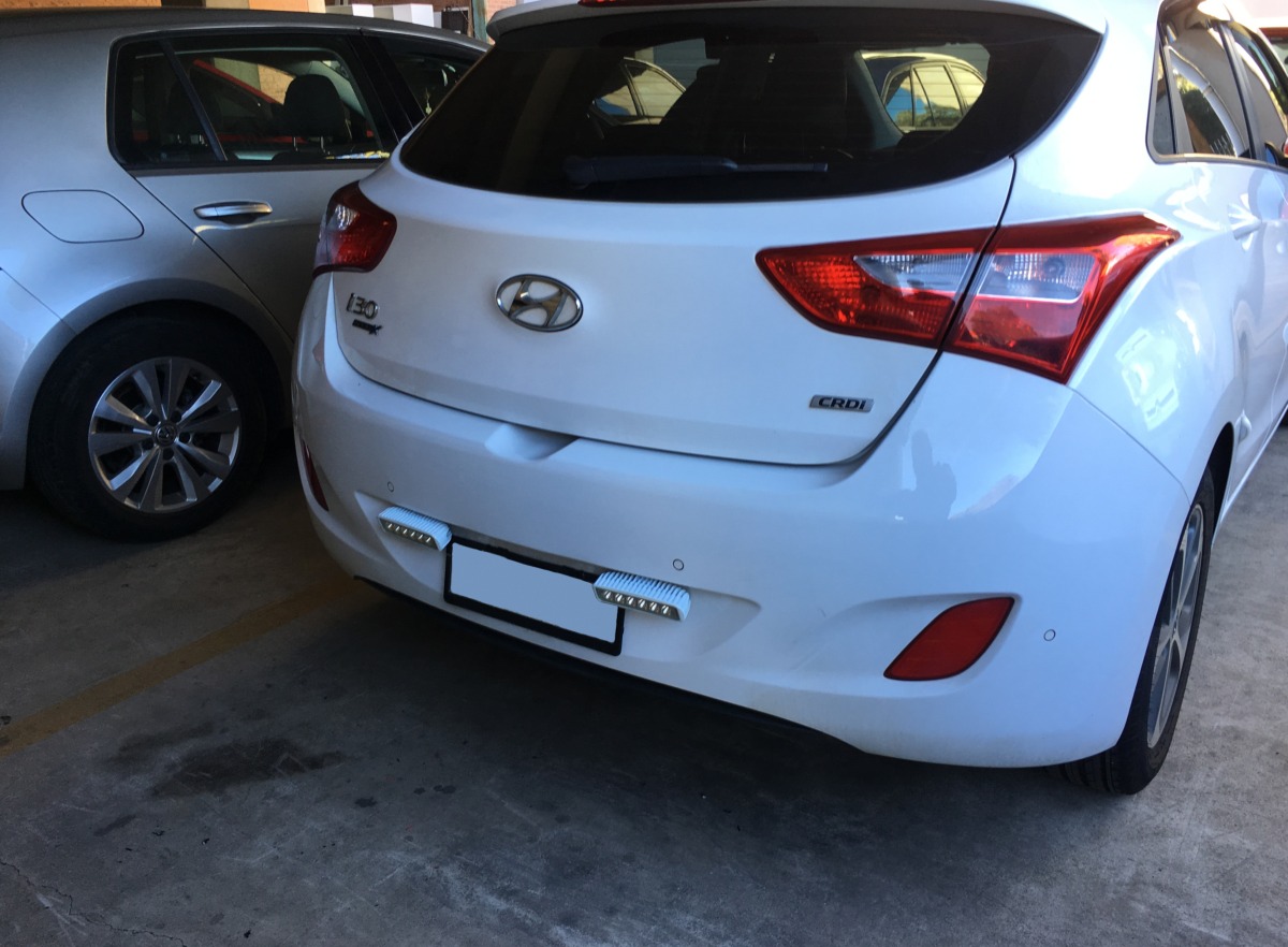 i30 2016 LED Reverse Light Bars Creative Installations