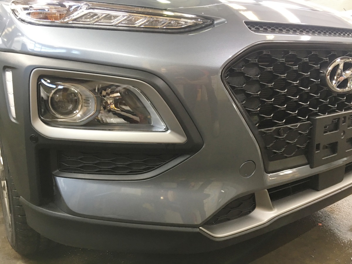 Kona 2018 Front Parking Sensors | Creative Installations