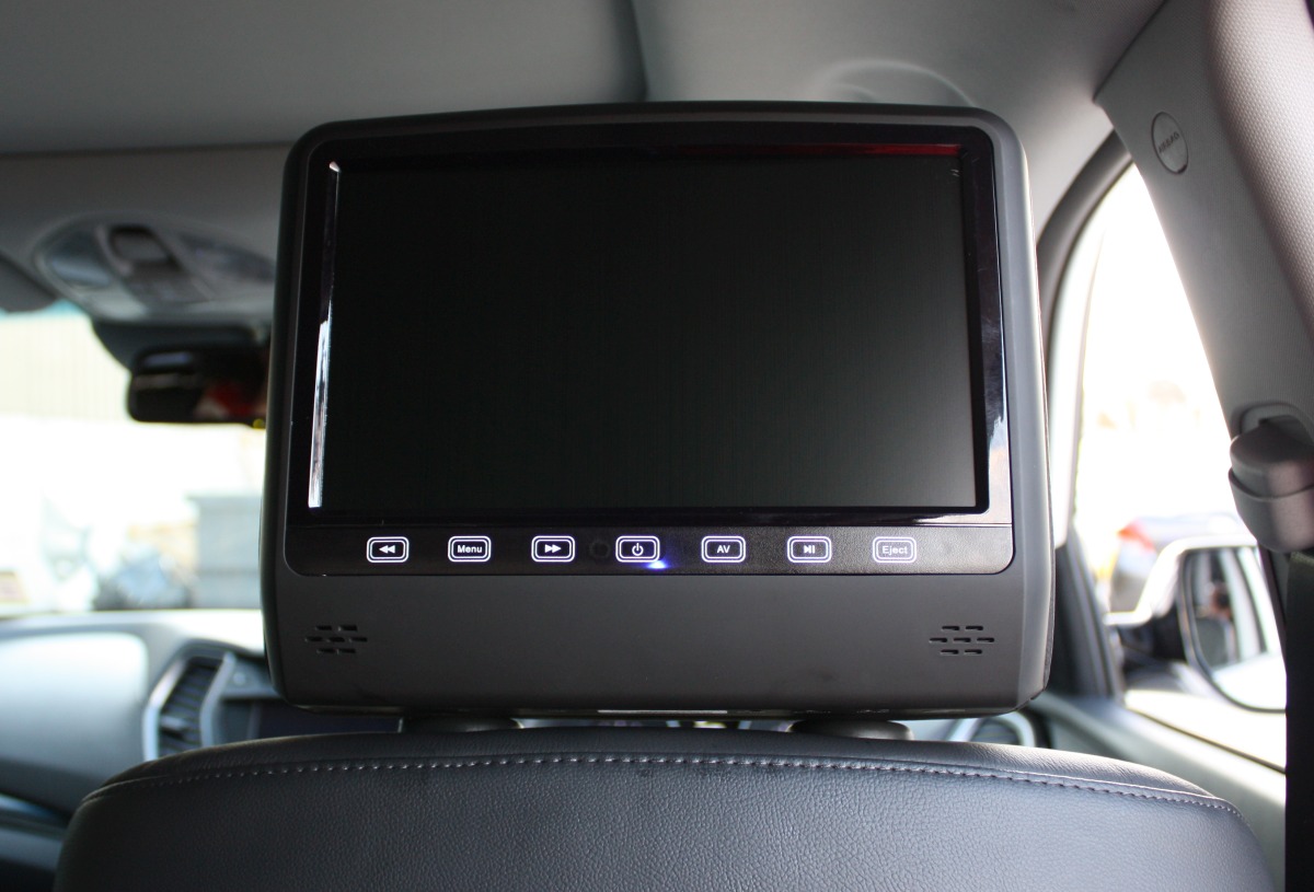 Santa Fe 2015 9" Headrest DVD players Creative Installations