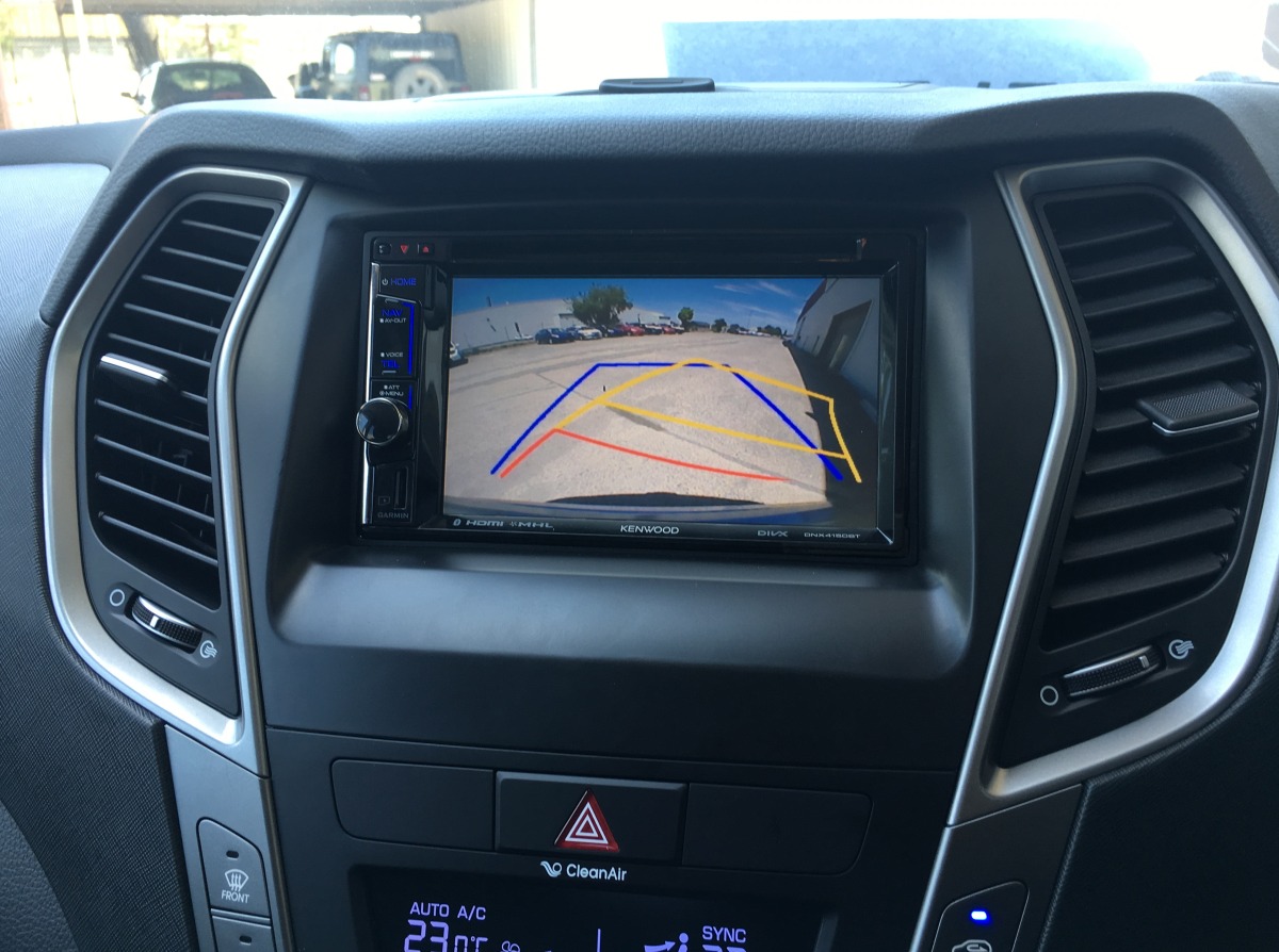Santa Fe 2017 Kenwood DNX4150BT GPS Navigation System Creative