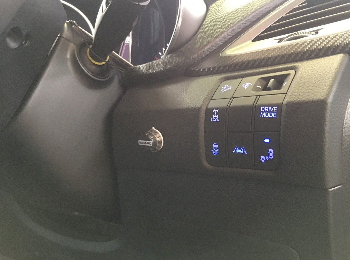 Santa Fe 2017 REDARC Electric Brake Controller Creative Installations