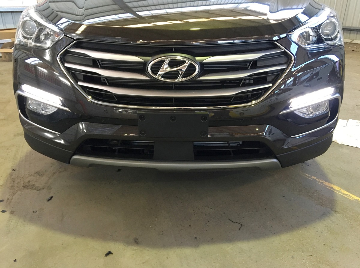 Santa Fe 2018 Front Parking Sensors Creative Installations