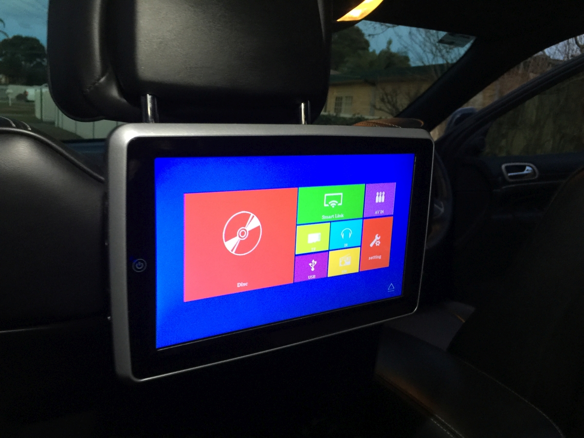 Grand Cherokee 2016 10.1" Active Headrest DVD Players Creative