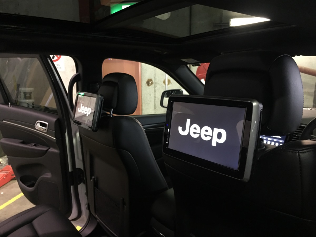 Grand Cherokee 2019 10.1" Active Headrest Car DVD Players Creative