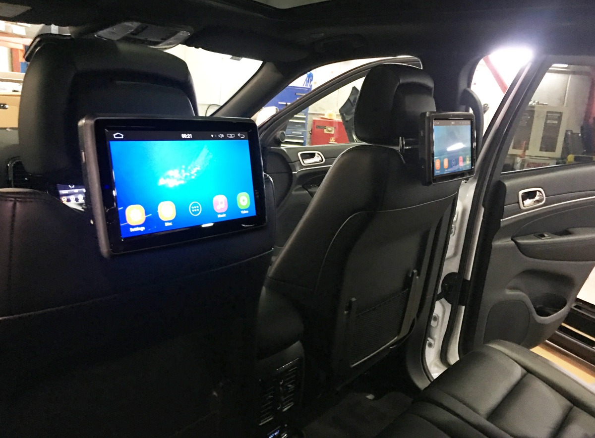 Grand Cherokee 2019 10.1" Active Headrest DVD Players Creative