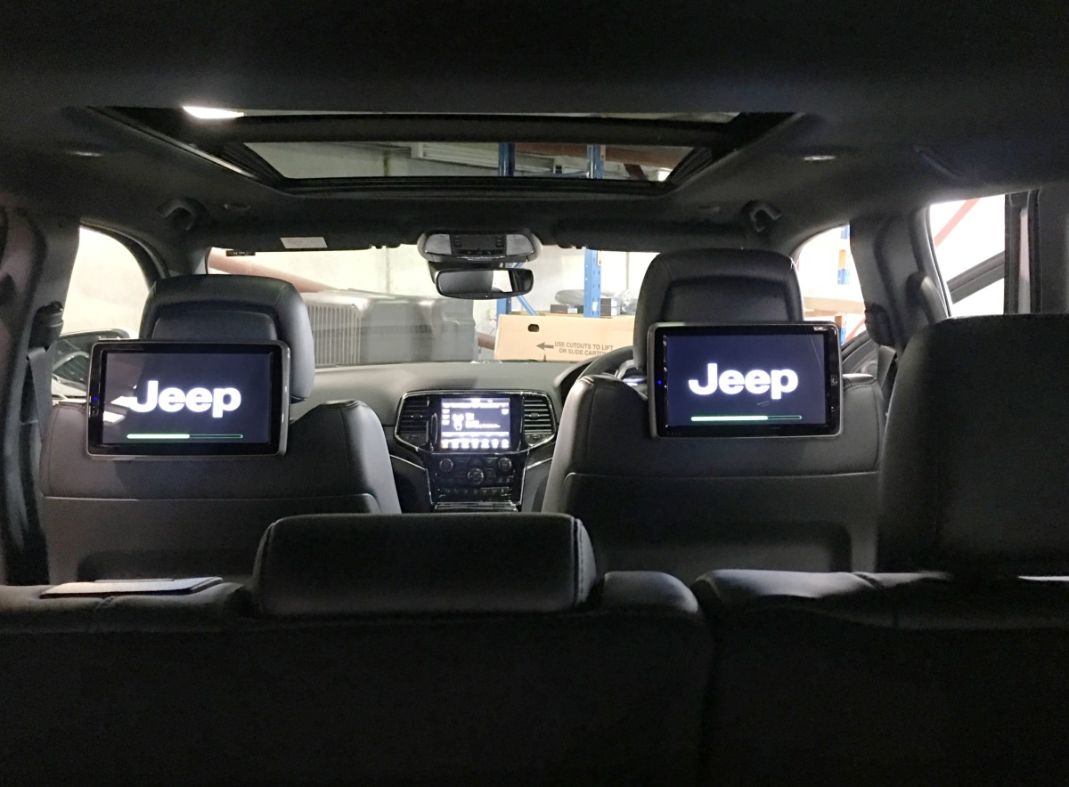 Grand Cherokee 2019 10.1" Active Headrest Car DVD Players Creative