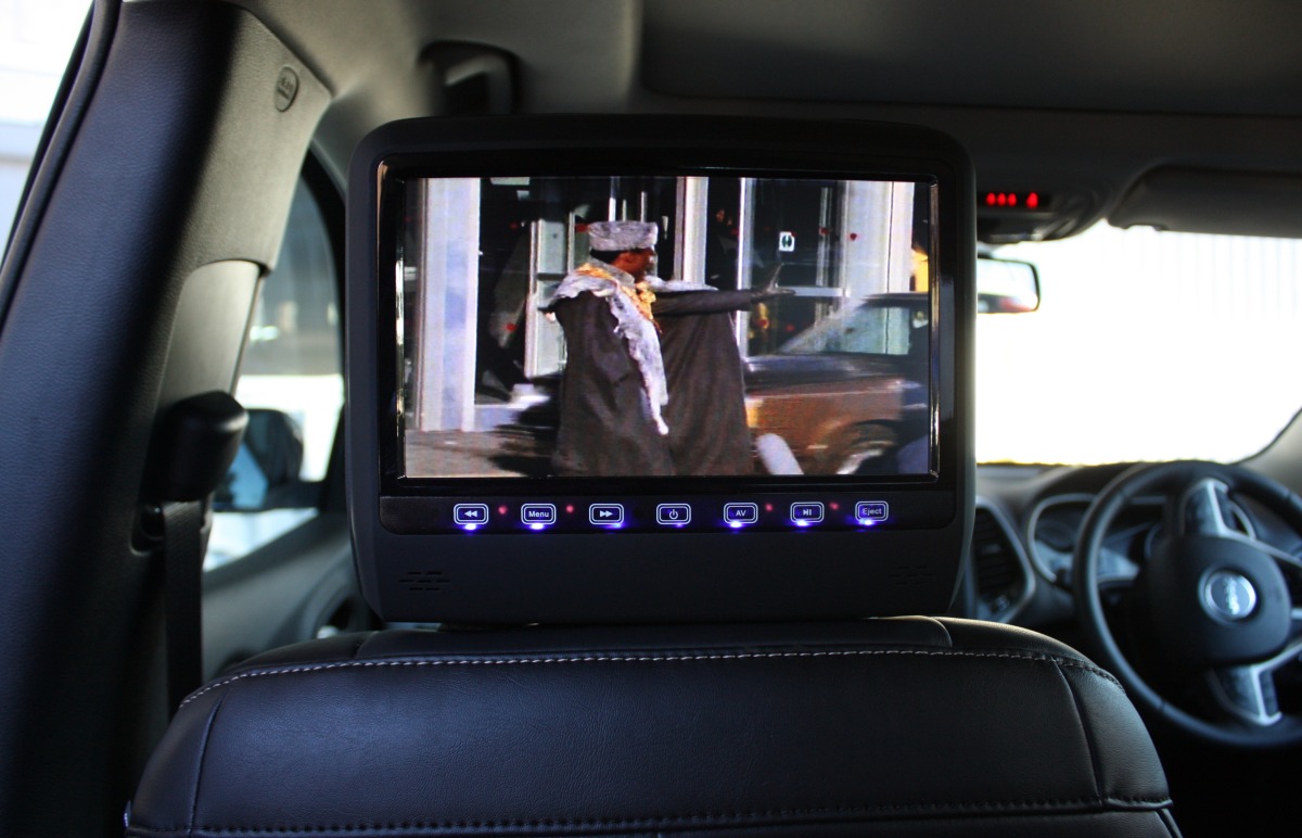 Grand Cherokee 2016 9" Headrest DVD Players Creative Installations