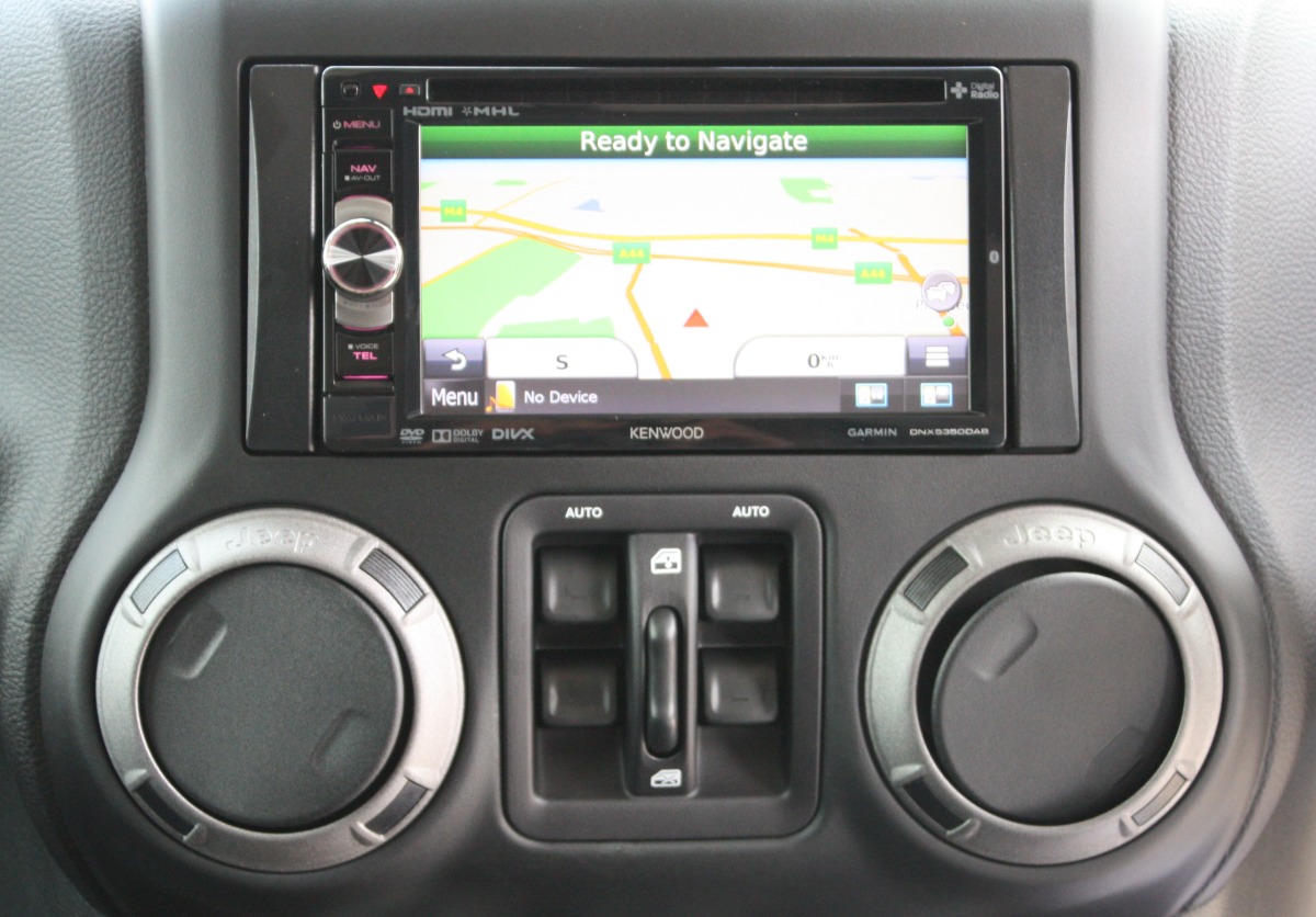 Wrangler 2015 Kenwood DNX5350DAB Sat Nav Creative Installations