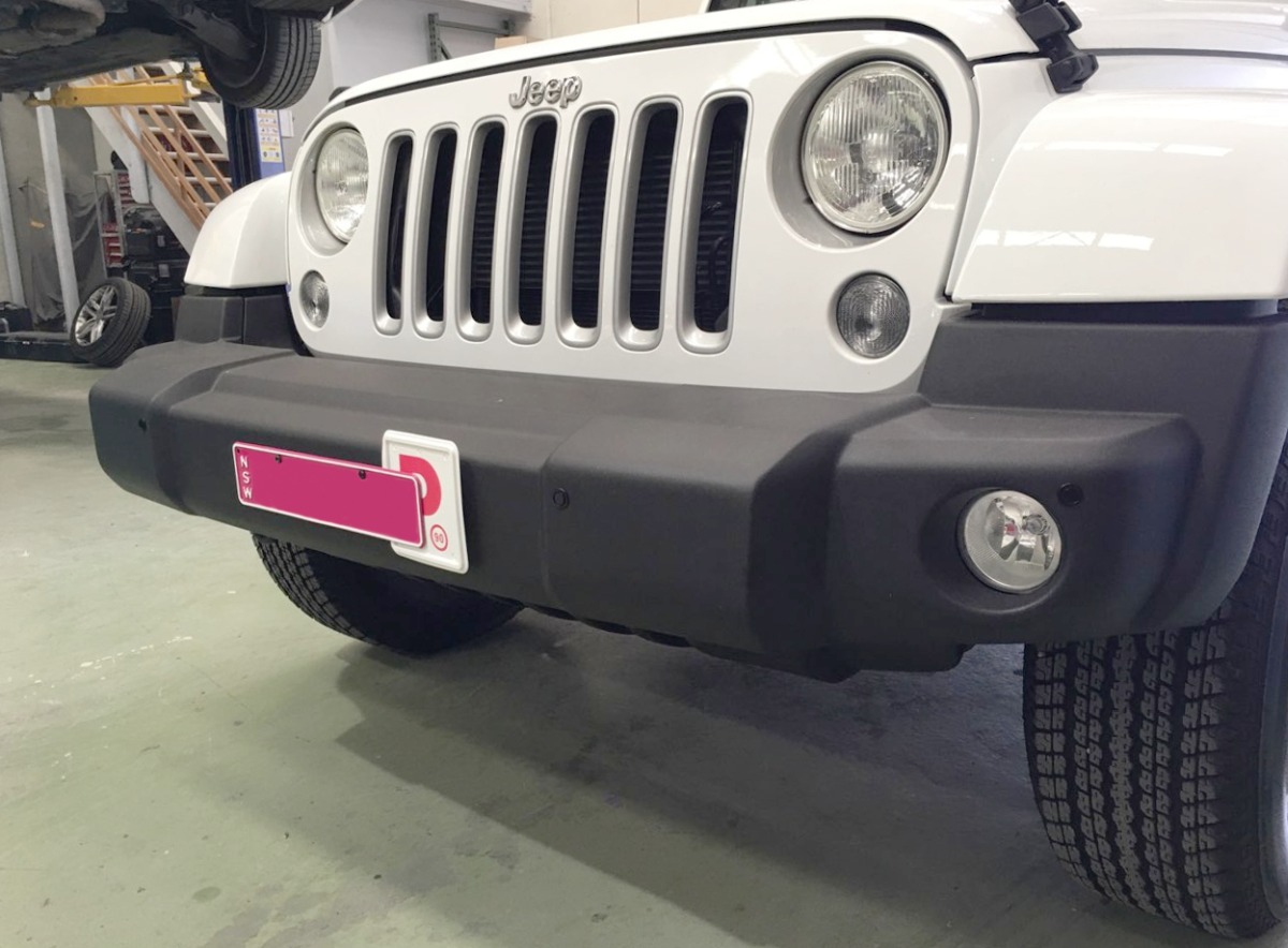 Wrangler 2017 Front Parking Sensors Creative Installations