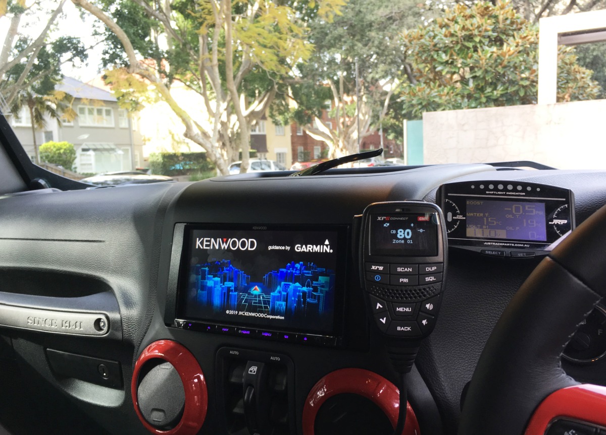 Wrangler 2018 GME XRS330C UHF CB Radio Creative Installations