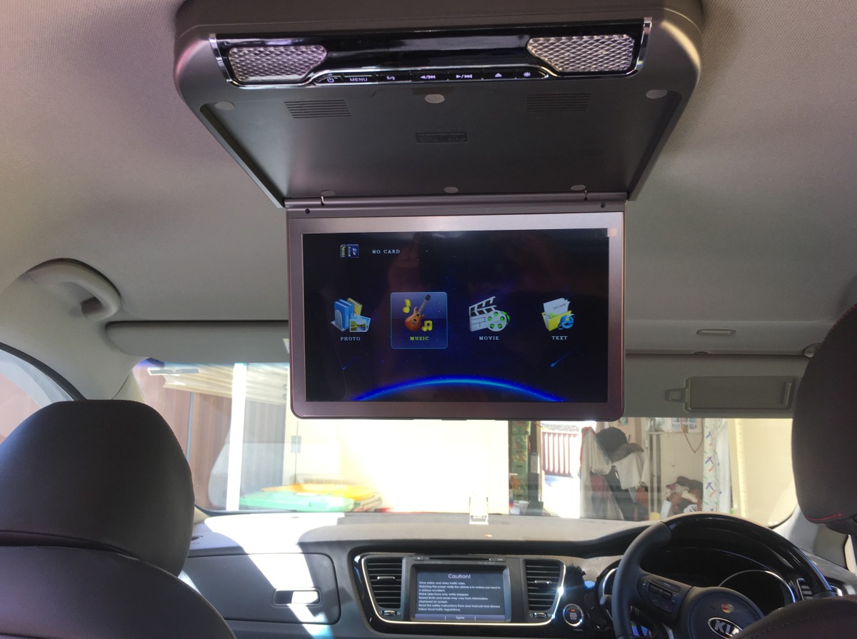 Carnival 2017 13.3" Roof DVD Player Creative Installations