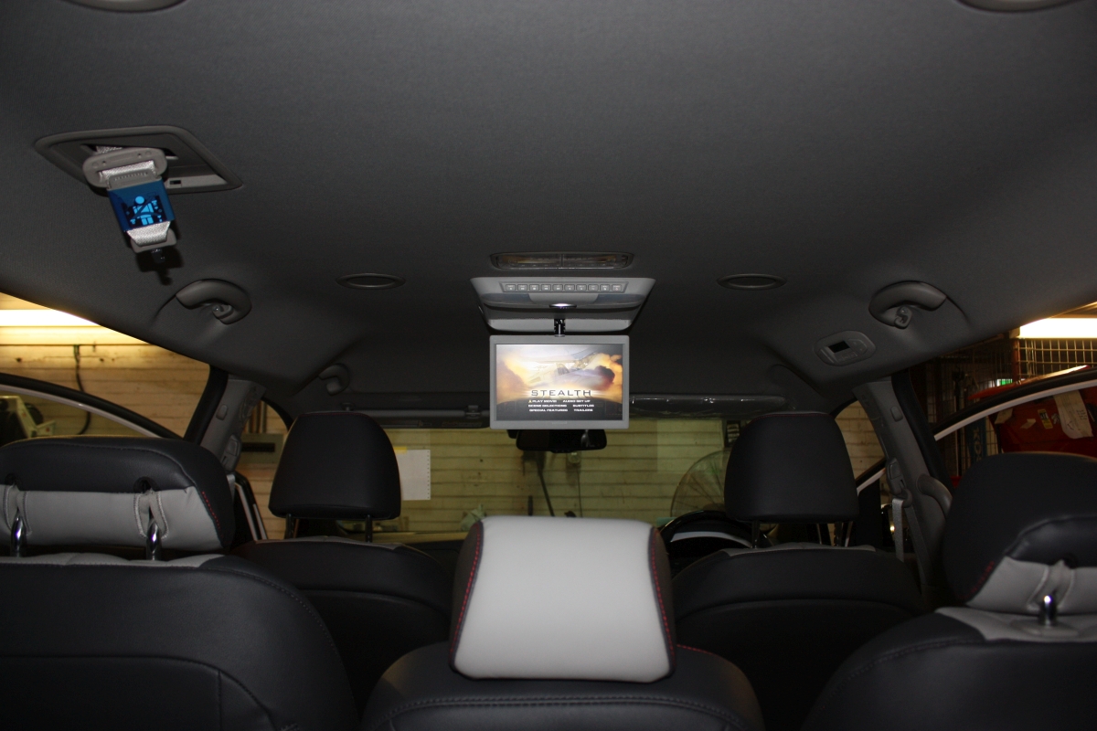 Carnival 2016 10.2" Roof DVD Player Creative Installations