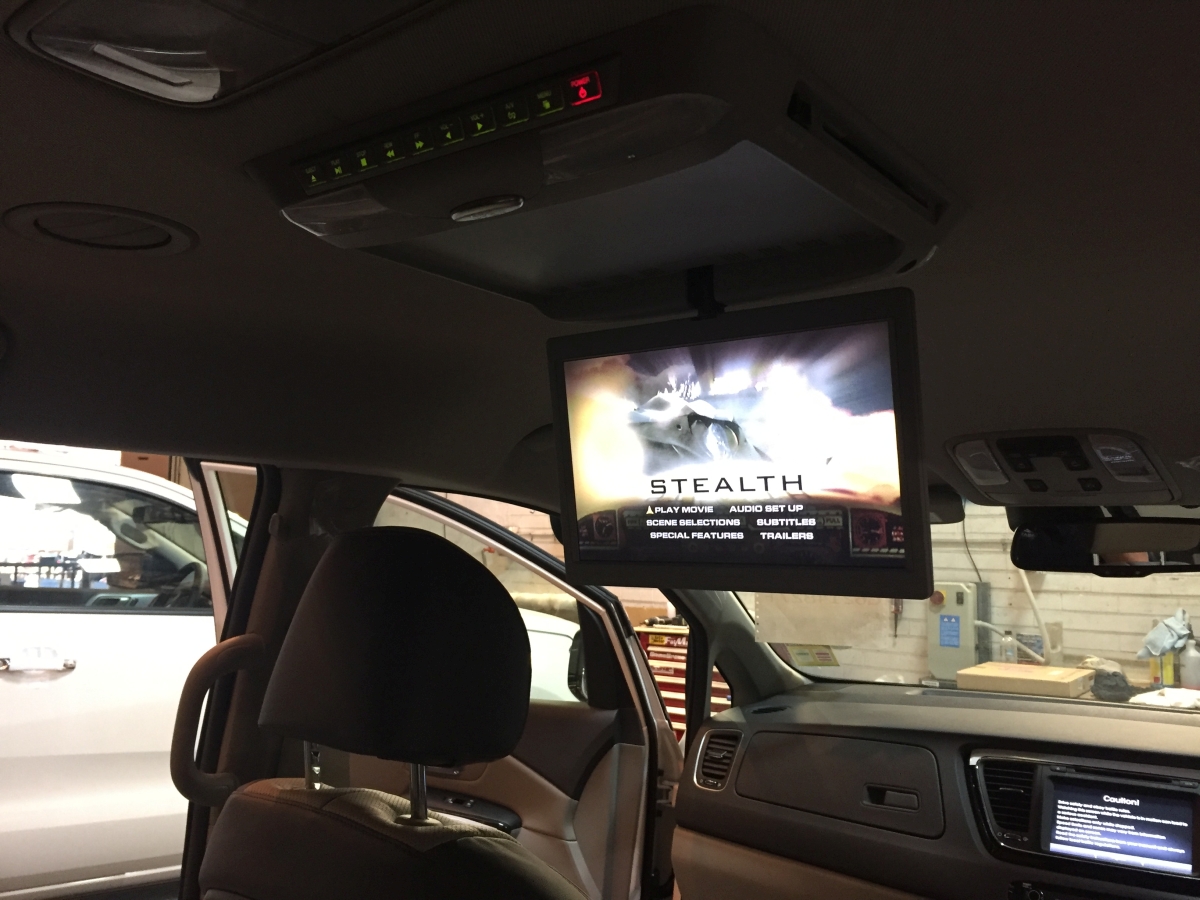 Carnival 2016 10.2" Roof DVD Player Creative Installations