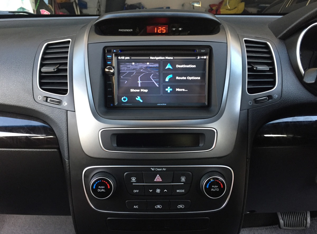 Sorento 2014 Axis 1508NAV GPS Navigation System Creative Installations