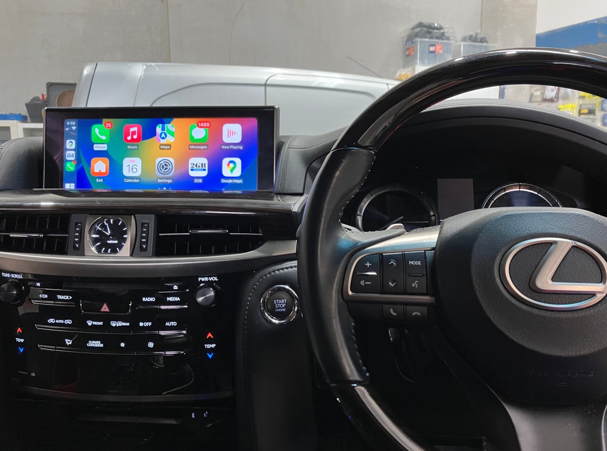 LX450d 2018 Apple CarPlay Upgrade Creative Installations