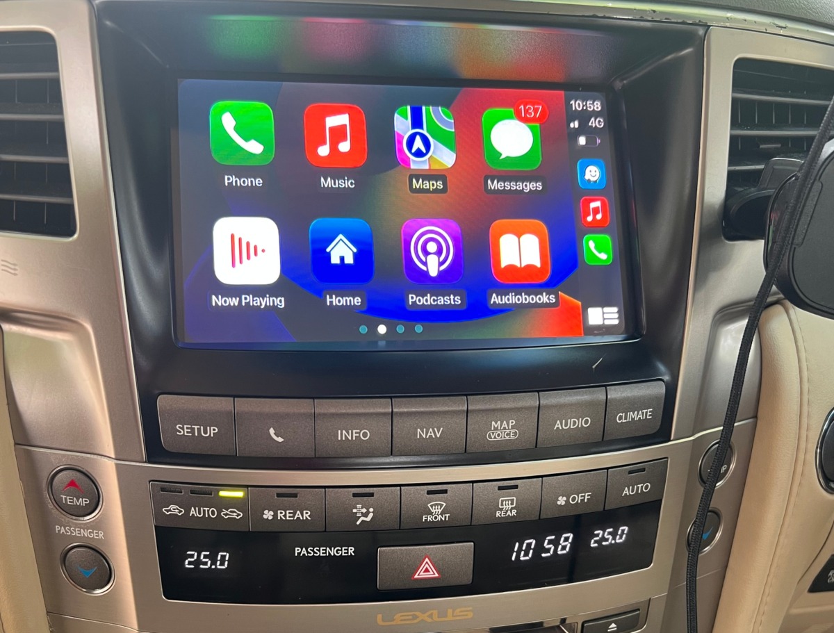 LX570 2013 Apple CarPlay Upgrade Creative Installations