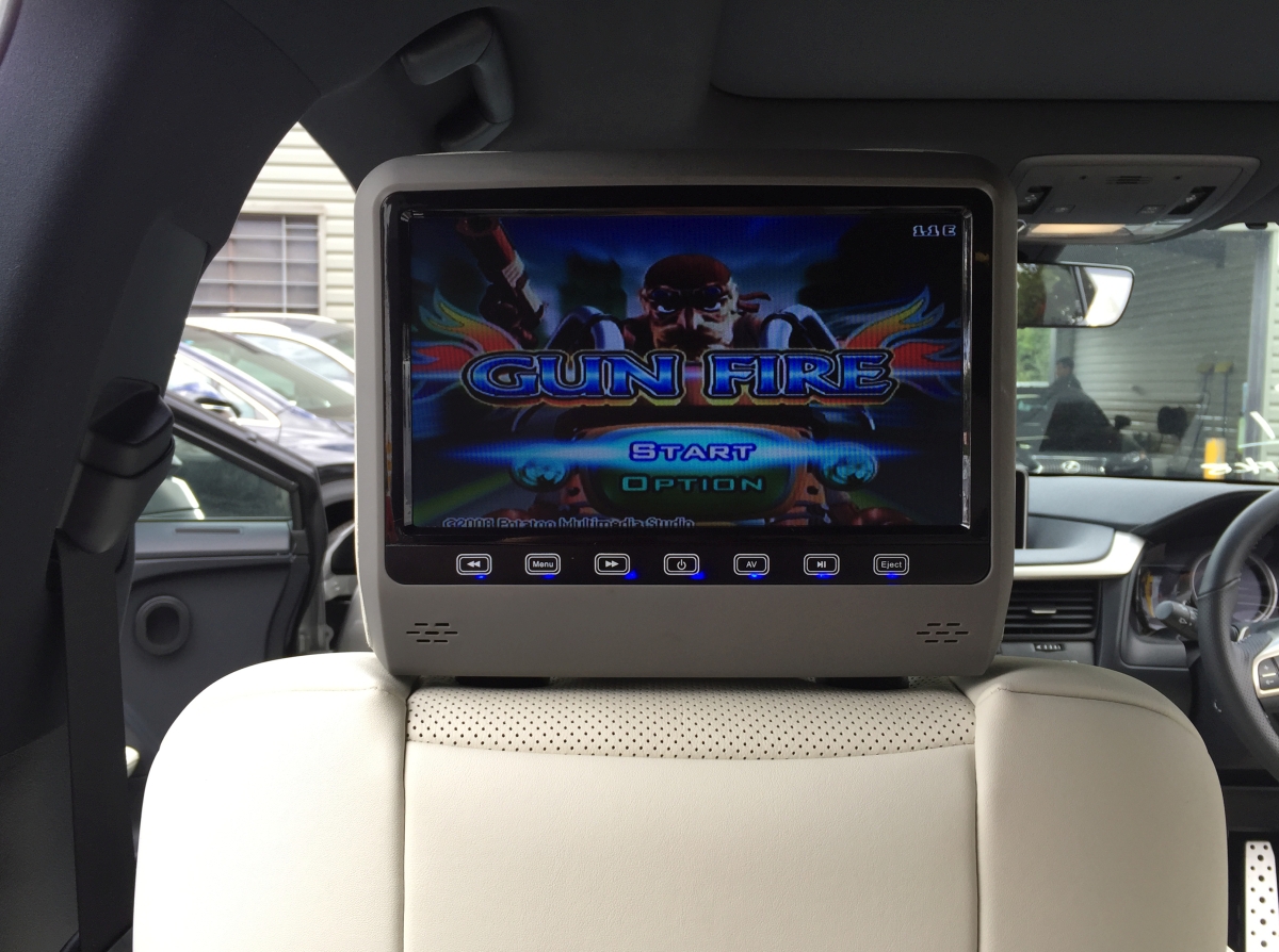RX 450h 9" Headrest DVD Players Creative Installations