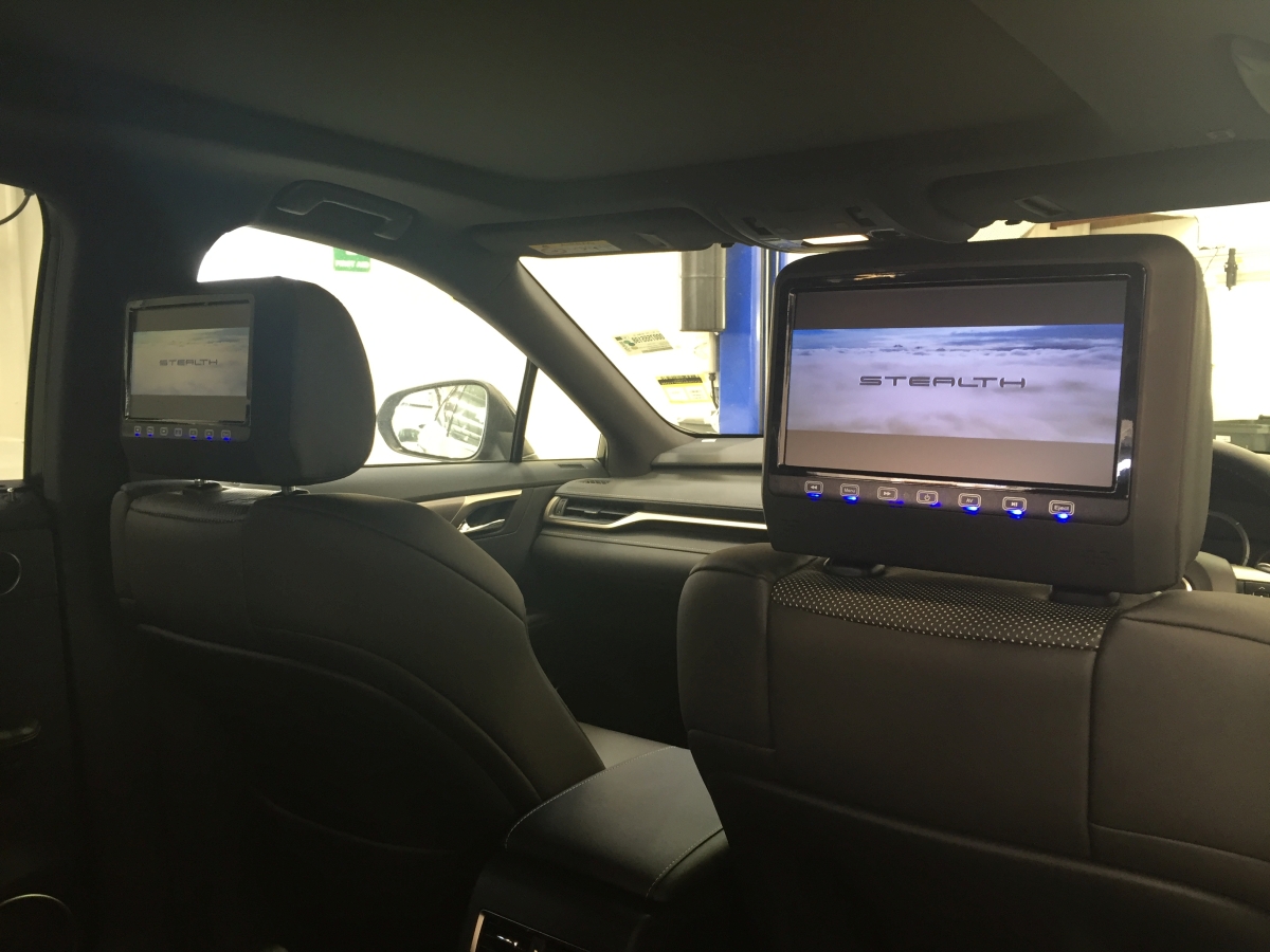 RX 350 9" Headrest DVD Players Creative Installations