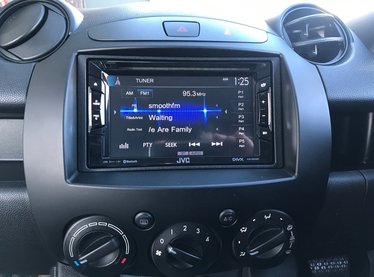 Mazda2 2010 JVC KWV230BT Head Unit Creative Installations