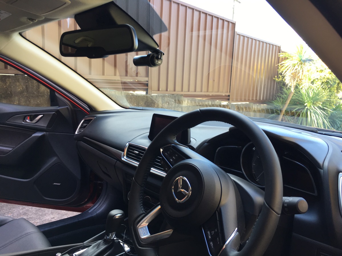 Mazda3 2018 BlackVue DR750S2CH Dash Cameras Creative Installations