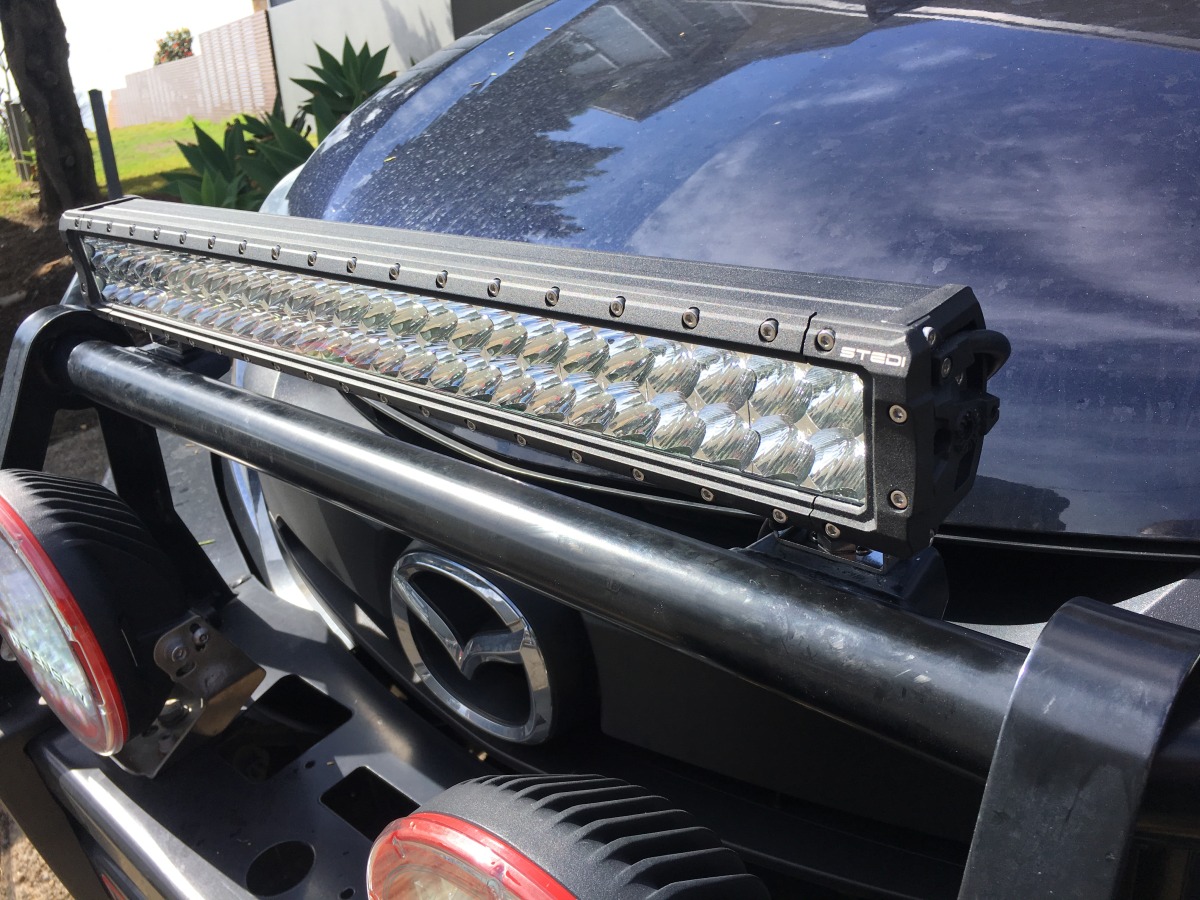 BT50 2017 28" STEDI ST4K Double Row LED Light Bar Creative Installations