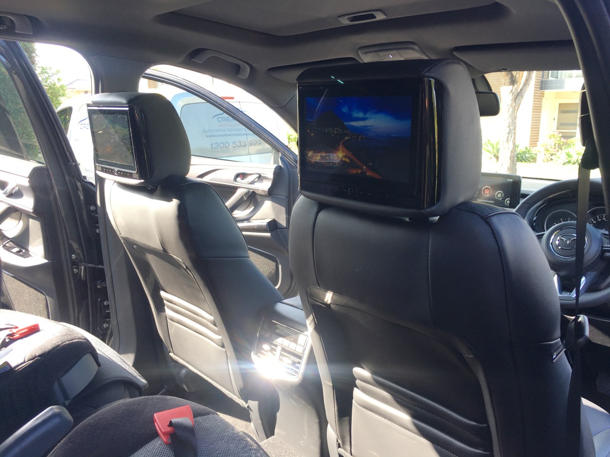 CX9 9" Headrest DVD Players Creative Installations