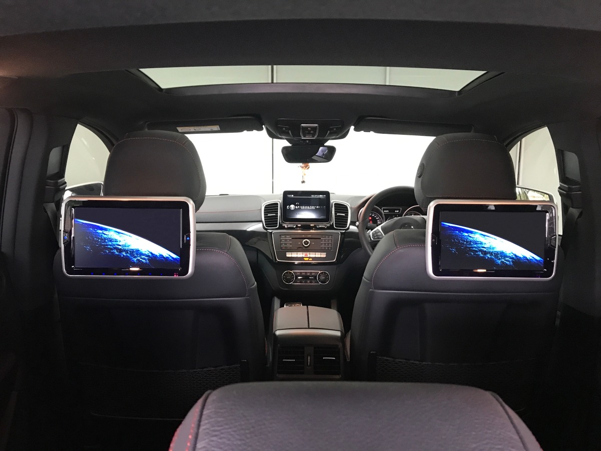 GLE63 AMG S 2016 10.1" Active Headrest DVD Players Creative Installations