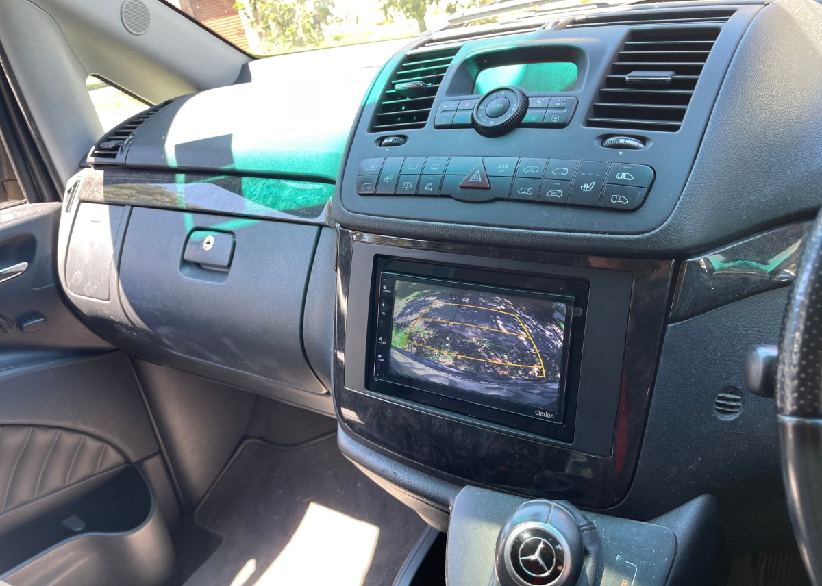 Viano 2012 Clarion FX450 Head Unit Creative Installations