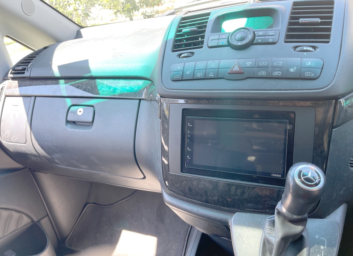 Viano 2012 Clarion FX450 Head Unit Creative Installations