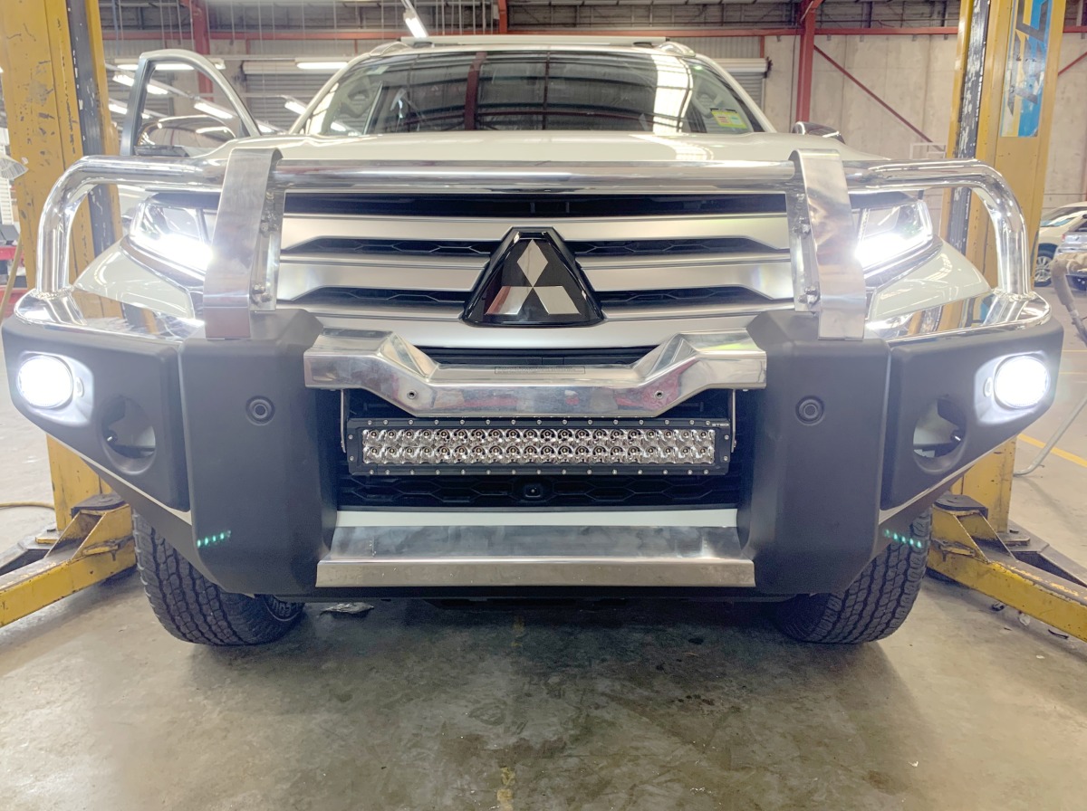Pajero Sport 2020 22" STEDI ST4K Double Row LED Light Bar ...