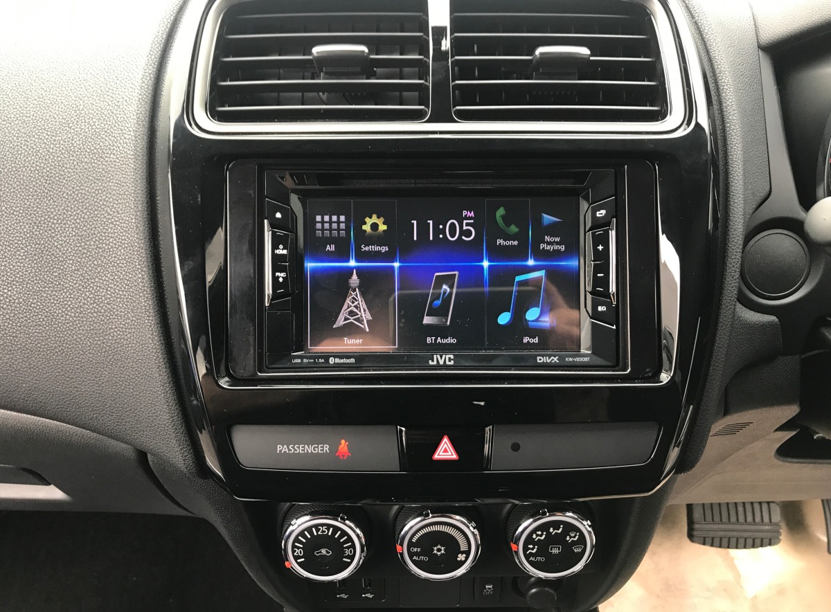 ASX 2017 JVC KWV230BT Head Unit Creative Installations